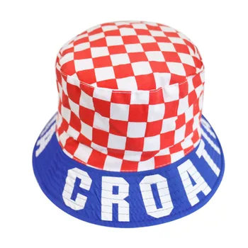 FOXMOTHER Nauja Raudona Balta Skara Kroatija Kroatija Žvejys Skrybėlės Kibirą Kepurės Moterys Vyrai
