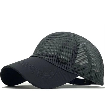 2020 Paprasta vyrų vasaros plonas saulės, skrybėlę, lauko apsaugos nuo saulės, akių beisbolo kepuraitę kvėpuojantis saulės skrybėlės laukinių atsitiktinis žvejybos kepurės