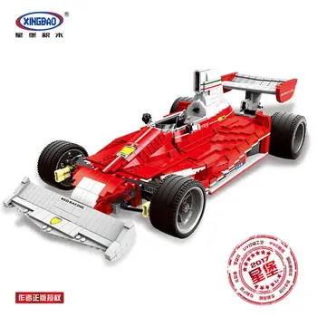XB03023 2405 VNT įrangos pardavimas, biuro įrangos Serijos Lenktynių Automobilių Formulė Automobilio Modelio Ferrari modelių Kūrimo Rinkinys, Kaupimas Blokai Žaislai Vaikams